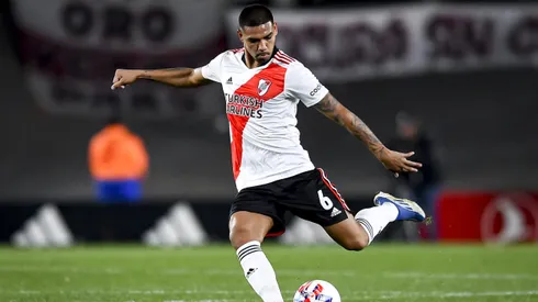 David Martínez con la camiseta de River.