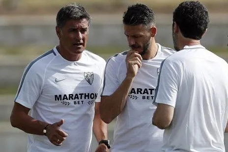 Demichelis fue ayudante de Michel en Málaga, después de retirarse en 2017.