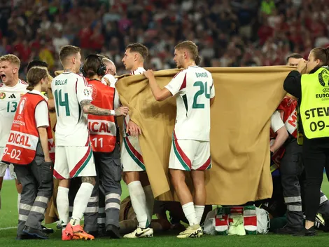 ¿Por qué taparon a Varga tras el golpe que sufrió en el Hungría vs. Escocia por la Eurocopa?