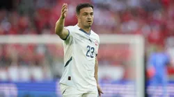 Xherdan Shaqiri con la camiseta de Suiza.