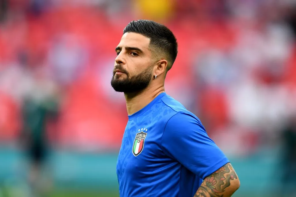 Lorenzo Insigne defendiendo la camiseta de Italia en la Eurocopa 2021. (Foto: Getty Images)