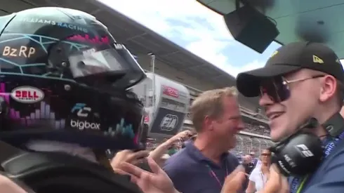 Franco Colapinto la rompió en el GP de Barcelona y lo celebró junto a Bizarrap