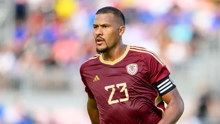 Salomón Rondón, figura y capitán de la Selección de Venezuela.