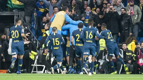 Celebración de gol.