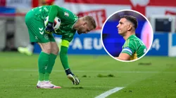 Pese a los dichos de Dibu Martínez, el Arena Frankfurt tuvo muchos problemas con el césped en la Eurocopa.