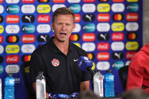 Jesse Marsch en conferencia de prensa. (Getty Images)