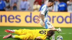 El capitán argentino no logró vulnerar el arco de Canadá.