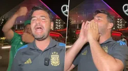 El insólito cruce de Tato Aguilera con un hincha mexicano tras la victoria de la Selección Argentina