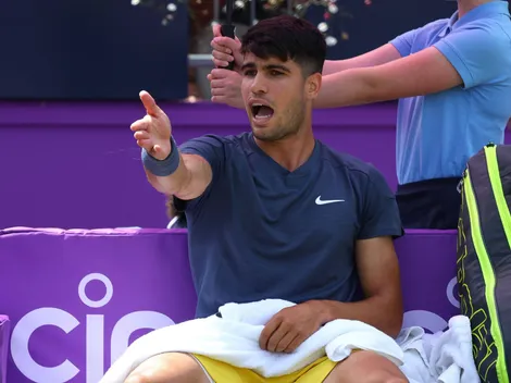 La queja de Carlos Alcaraz luego de perder en Queen's: "Es una locura"