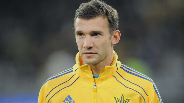 Shevchenko en el seleccionado de su país.