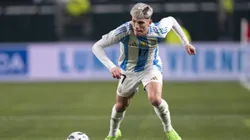 Alejandro Garnacho con la Albiceleste puesta.