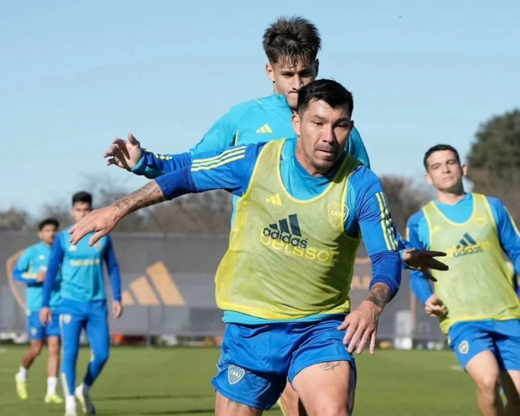 Gary Medel no jugará en Boca vs. Almirante Brown. (Foto: Prensa Boca)