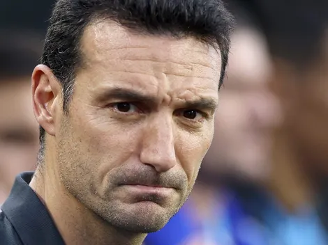 La reacción de Scaloni tras enterarse que fue suspendido