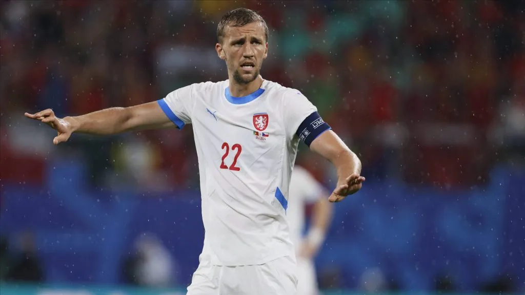 Tomas Soucek en la Eurocopa.