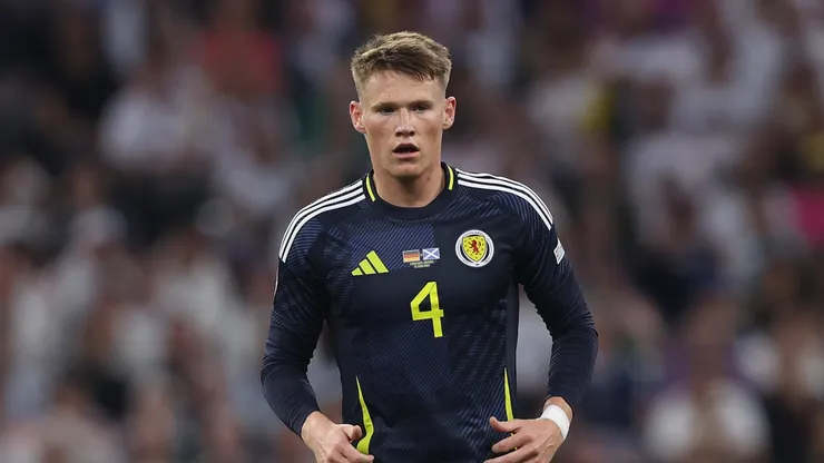 Scott McTominay, figura de la Selección de Escocia.