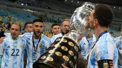 Lionel Messi, tras la coronación en 2021.