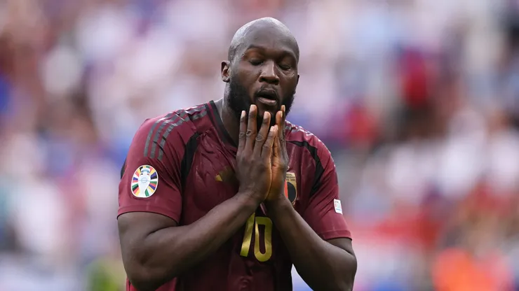Lukaku lamenta el gol anulado a Bélgica.