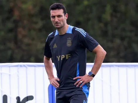 El gesto de Scaloni con Garnacho que lo encamina a ser titular en Argentina vs. Perú