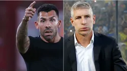 Carlos Tévez y Martín Palermo