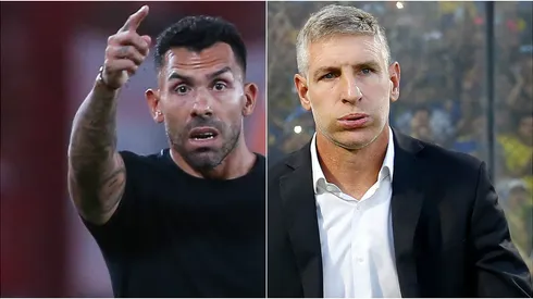 Carlos Tévez y Martín Palermo