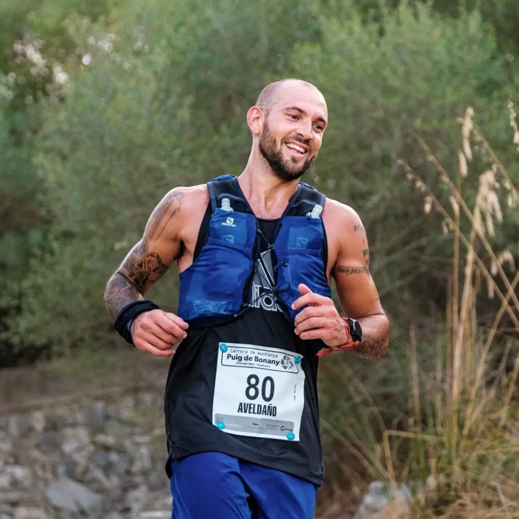 Lucas Aveldaño en el VII Cursa de Muntanya Puig de Bonany 2022.