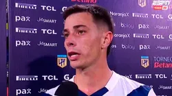 Valentín Gómez, caliente tras el Boca - Vélez.