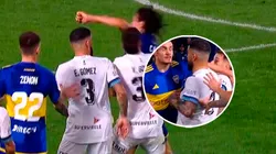 Cavani vio la roja ante Vélez.