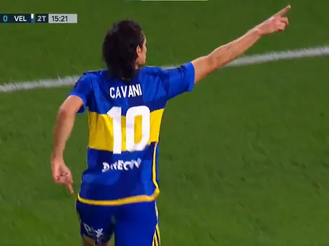 Video: el gol de Edinson Cavani para poner en ventaja a Boca vs. Vélez