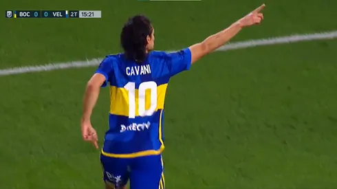 El uruguayo abrió la cuenta para Boca.