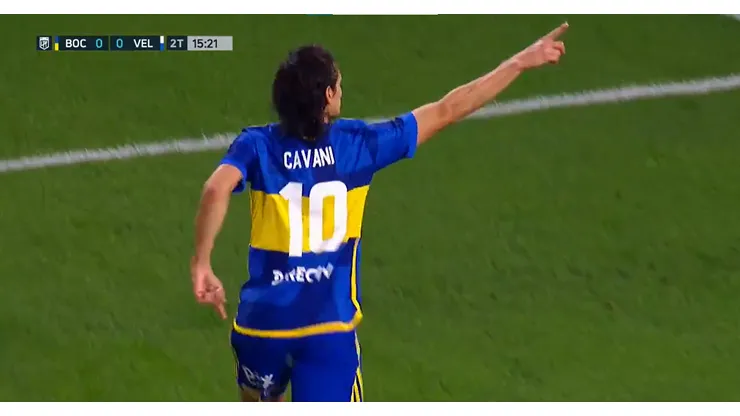 El uruguayo abrió la cuenta para Boca.