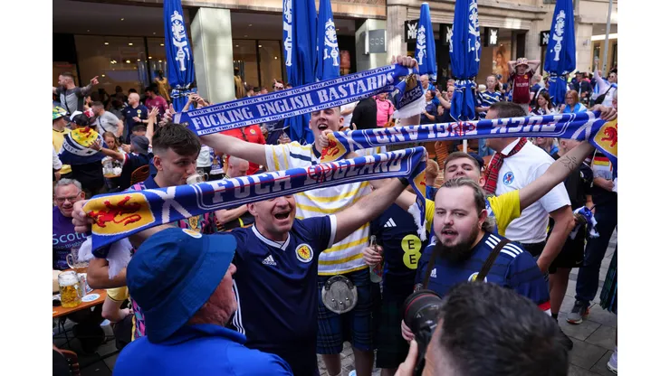 Hinchas de Escocia en la Eurocopa en Alemania (IMAGO)