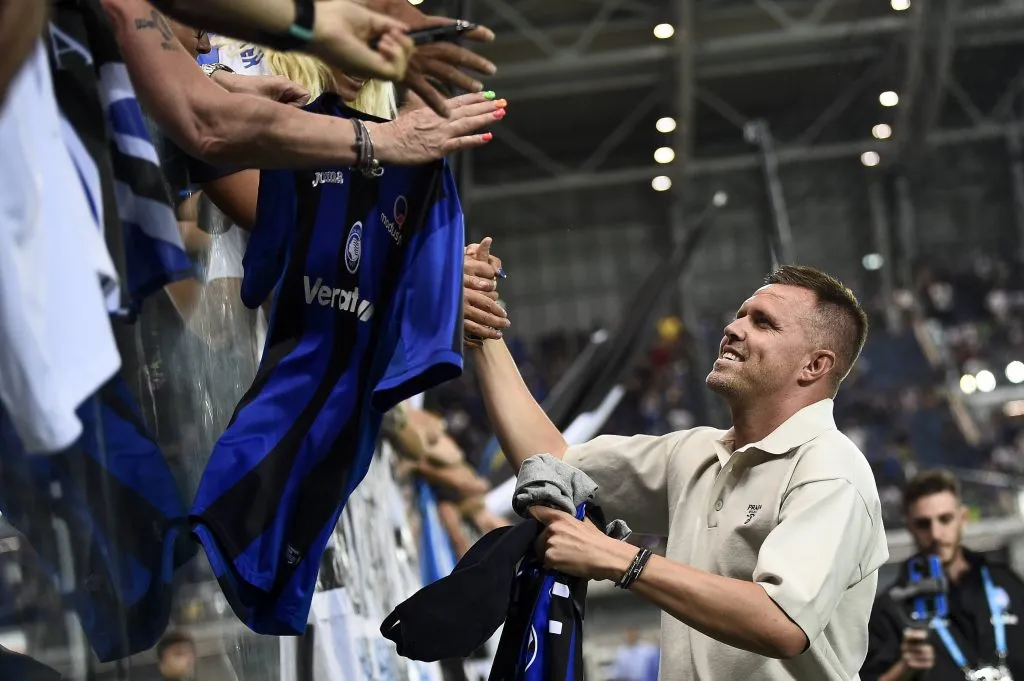 Ilicic y un amor eterno con los hinchas de Atalanta (IMAGO)