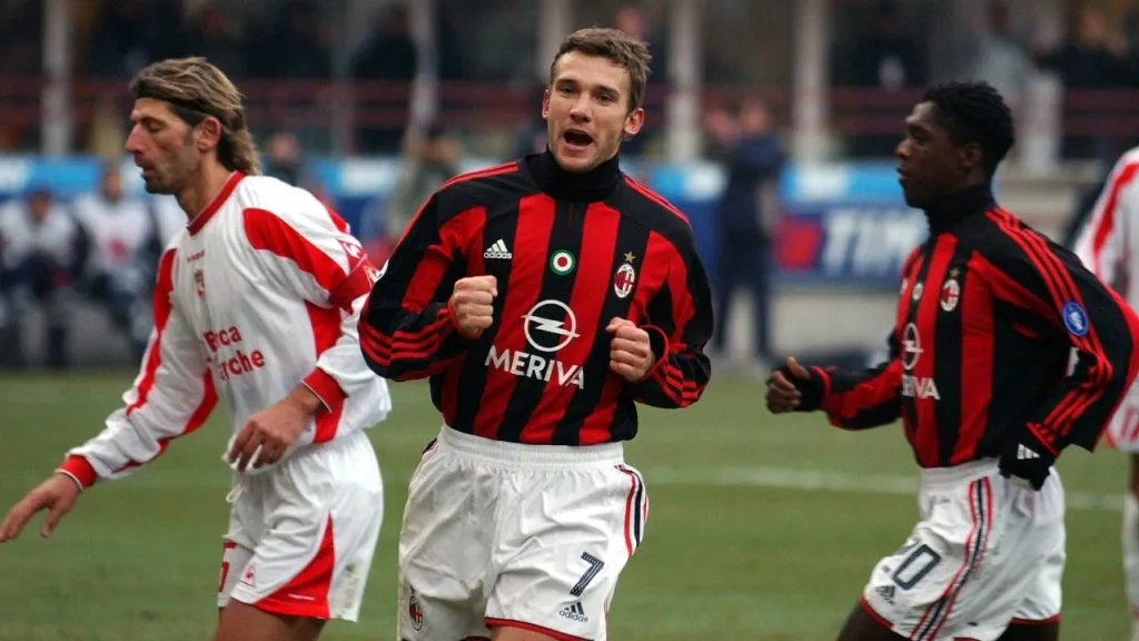 Ancona, jugando contra Milan en la Serie A 2003-04 (IMAGO / Buzzi).