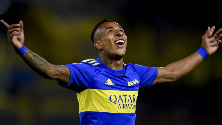Sebastián Villa en su etapa en Boca.
