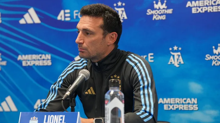Lionel Scaloni, actual DT de la Selección Argentina (Prensa AFA).