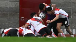 El festejo de los jugadores de River.