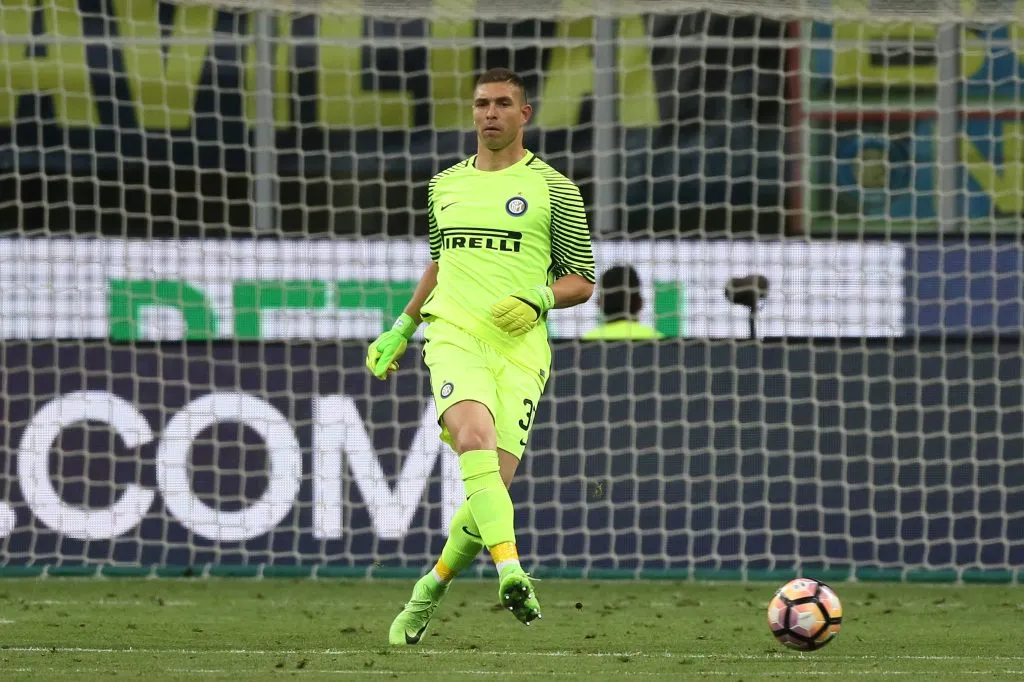 Carrizo atajó 20 partidos en cuatro temporadas en Inter. (Foto: IMAGO).