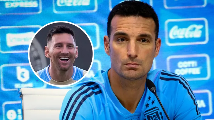 Scaloni confirmó a Messi ante Ecuador.