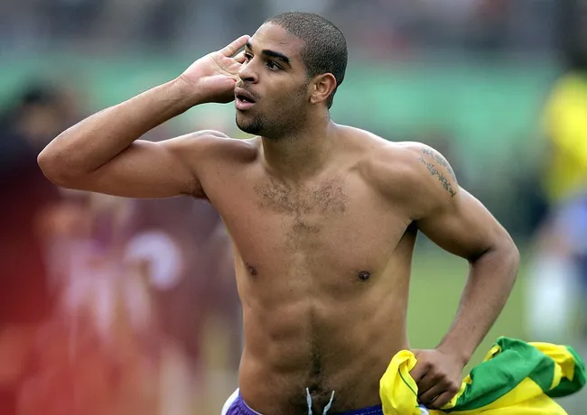 Adriano, la pesadilla de Argentina en la Copa América 2004. (Foto: CBF)