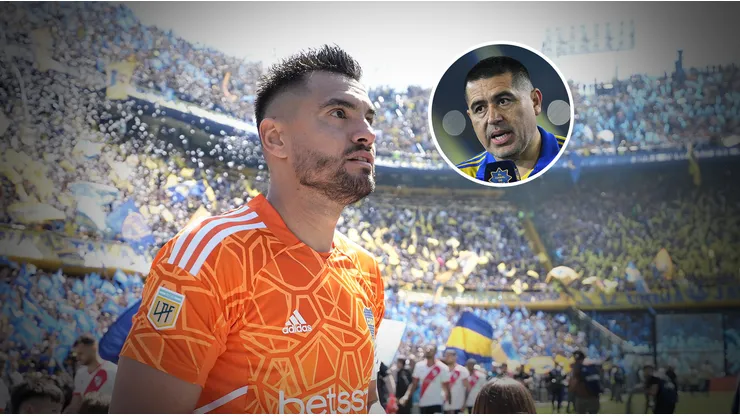 Sergio Romero y Juan Román Riquelme