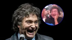 Milei y su encuentro con una leyenda de Boca.