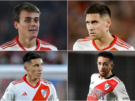 River y sus cuatro volantes centrales, ¿se quedan todos para el segundo semestre?