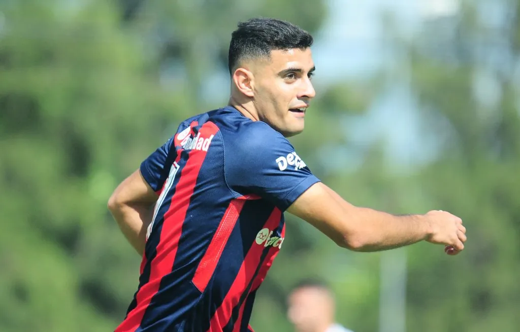 Gonzalo Berterame en la Reserva de San Lorenzo. (Foto: Prensa CASLA)