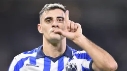 Germán Berterame, delantero de Rayados de Monterrey.