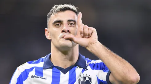 Germán Berterame, delantero de Rayados de Monterrey.