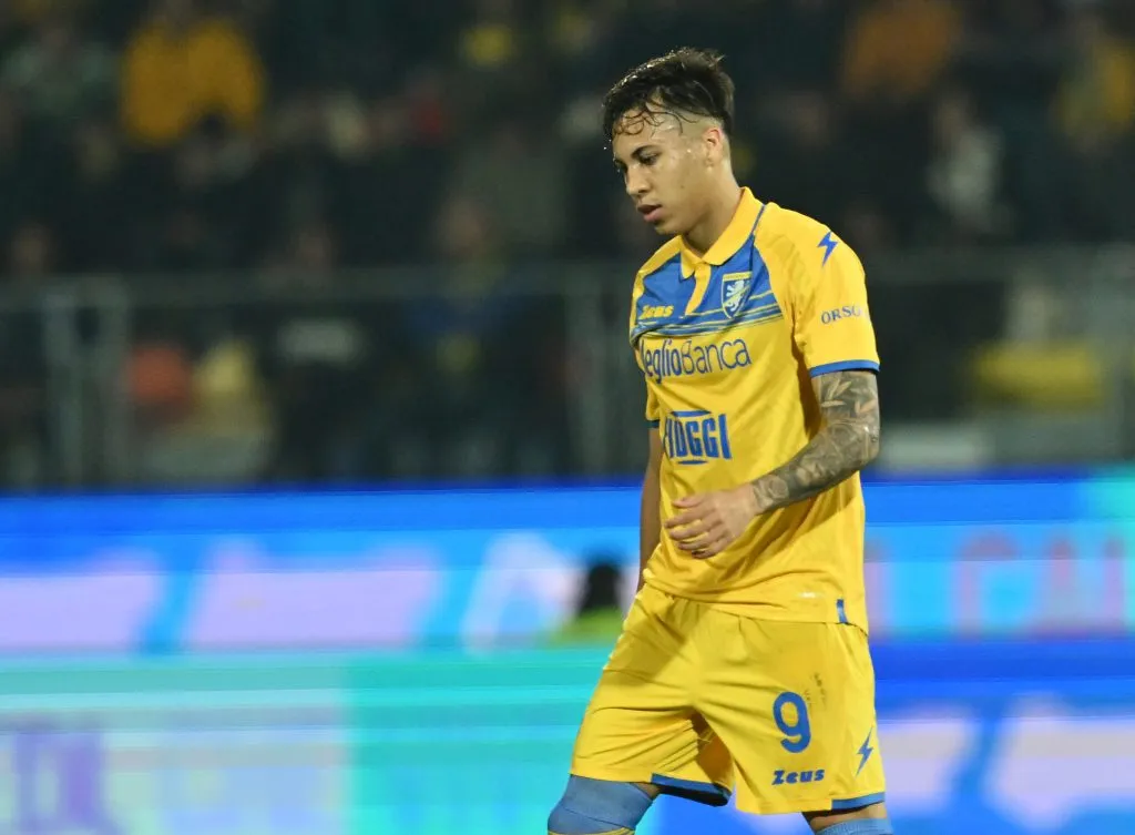 Cedido en Frosinone, Kaio Jorge sufrió el descenso a la Serie B.