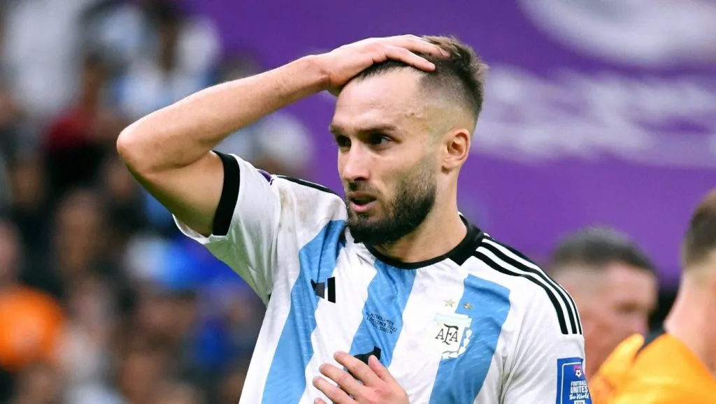 Germán Pezzella en la Selección Argentina.