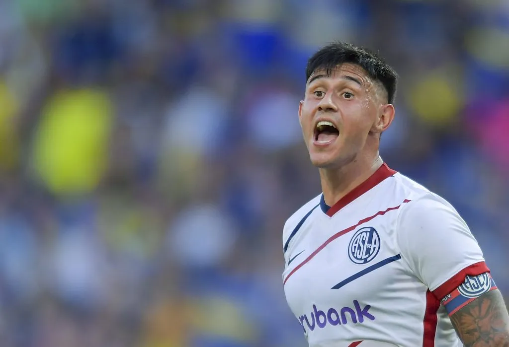 Adam Bareiro en San Lorenzo de Almagro. (Foto: Getty)