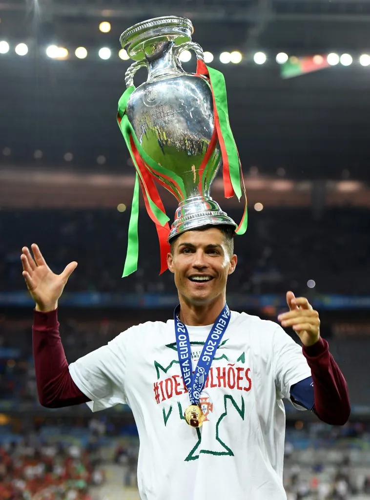 Cristiano celebra la Eurocopa 2016. (Foto: Getty).