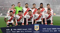 Los once de River que arrancaron el último partido.